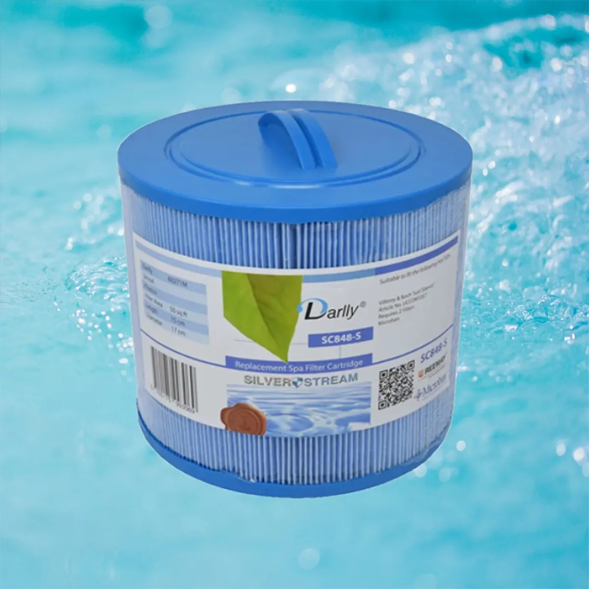 Spa filter 50 sq. ft. m/ grove gjenger, SC848-S (4pk - spar 25%)