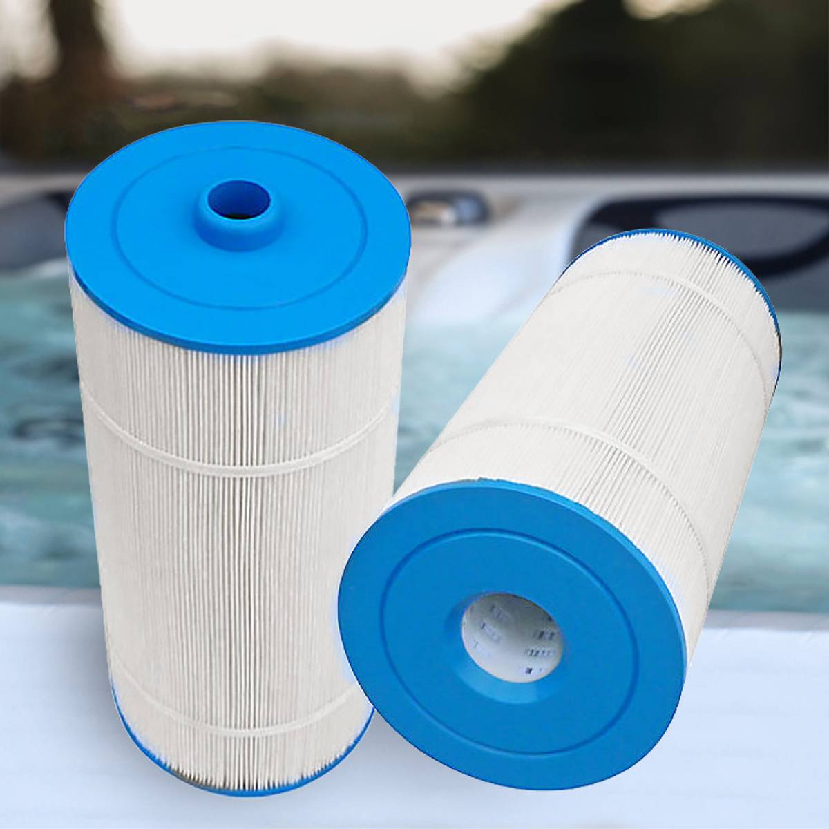 Spa filter 125 sq. ft. u/ gjenger, vaskbart (4pk - spar 25%)