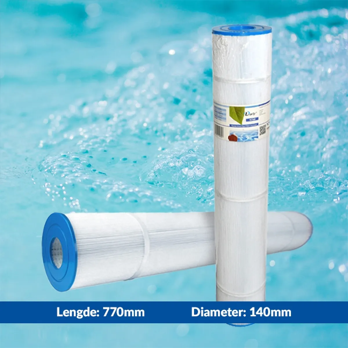 Spa filter 120 sq. ft. u/ gjenger, vaskbart (Coast spas)