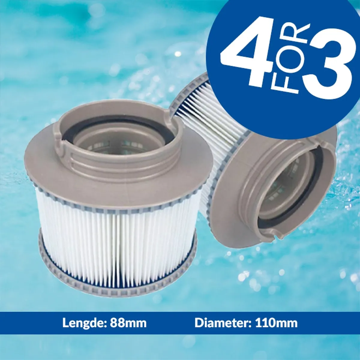 Filter for MSpa (universal) 4 pk