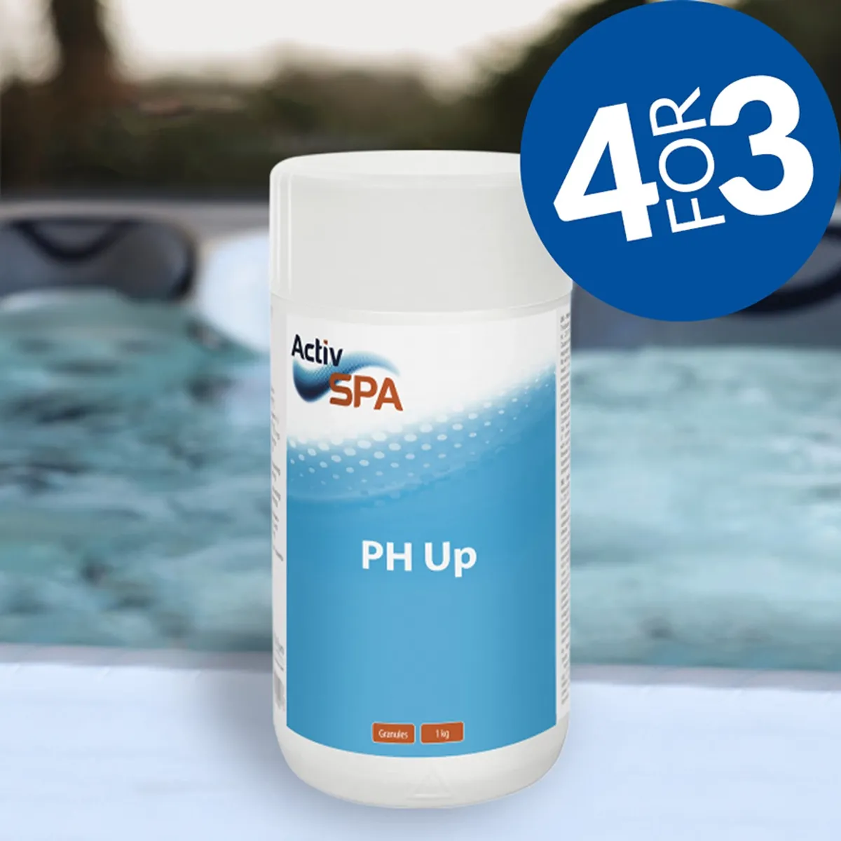ActivSPA PH Up 1kg (granulat) - 4pk