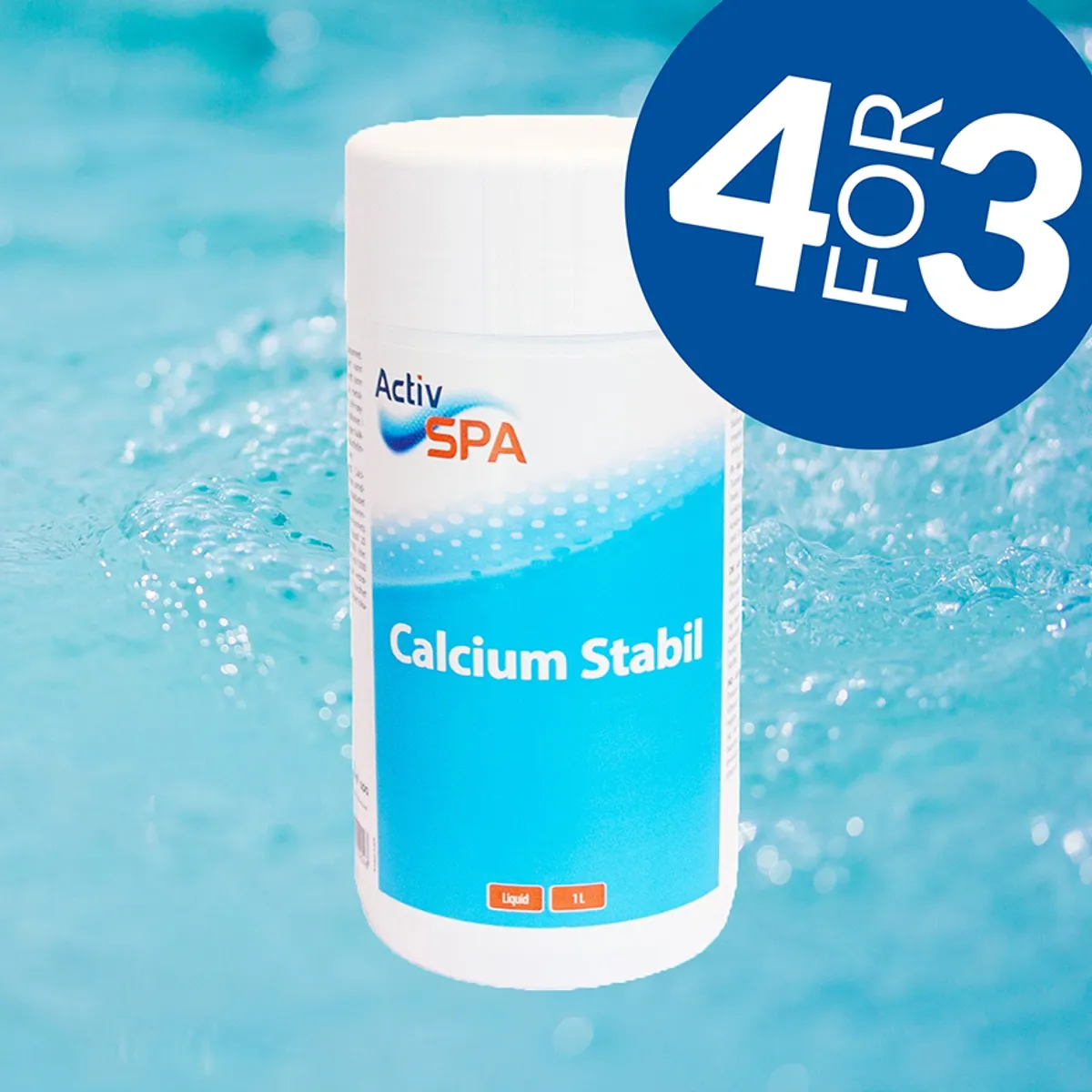 ActivSPA Calcium Stabil, 1 ltr. - 4pk