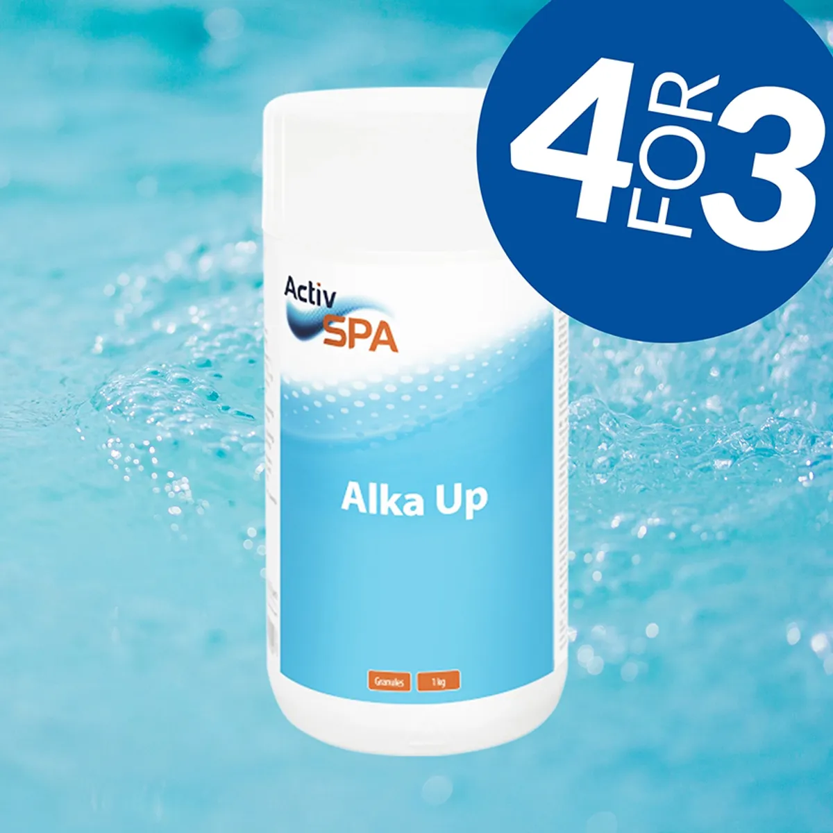 ActivSPA Alka Up 1kg - 4pk
