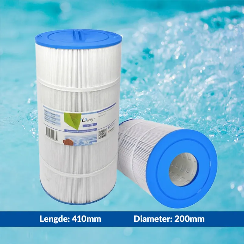 Spa filter 100 sq. ft. u/ gjenger, vaskbart (Caldera)